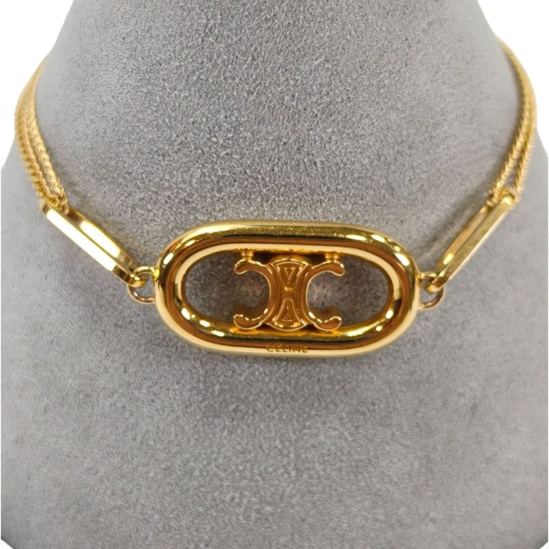 CELINE セリーヌ マイヨン トリオンフ ブレスレット ゴールド 管理番号