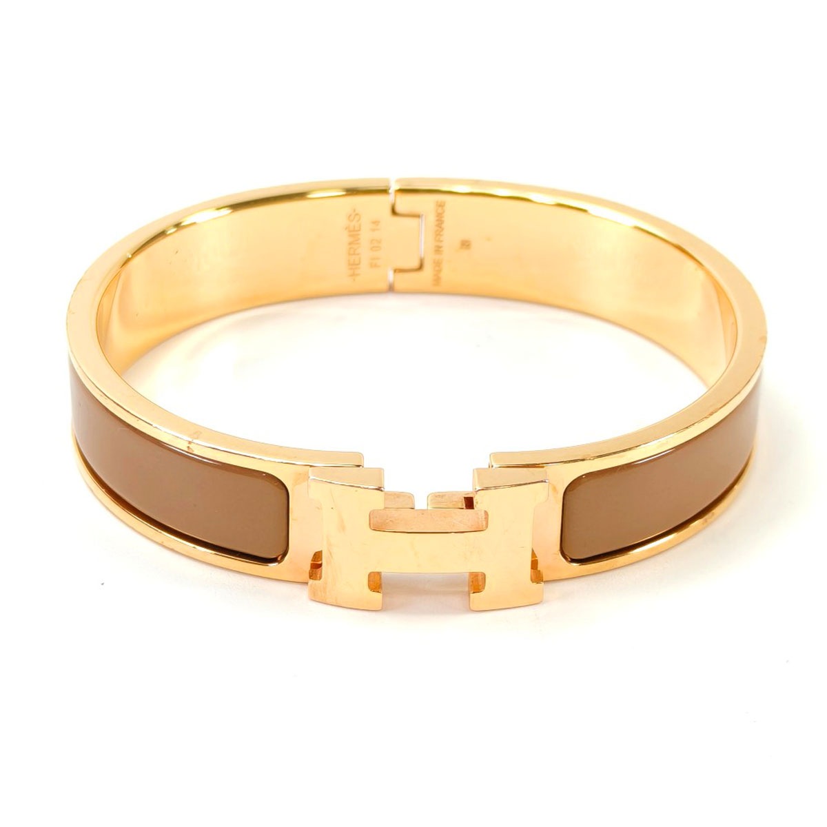 HERMES エルメス クリックH PM バングル ブレスレット ゴールド