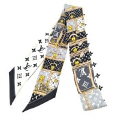 LOUIS VUITTON �륤�����ȥ� �Х�ɡ� BB ��åĥ��� ���륯 �������� �֥�å��ߥۥ磻�� �����ֹ桧10620