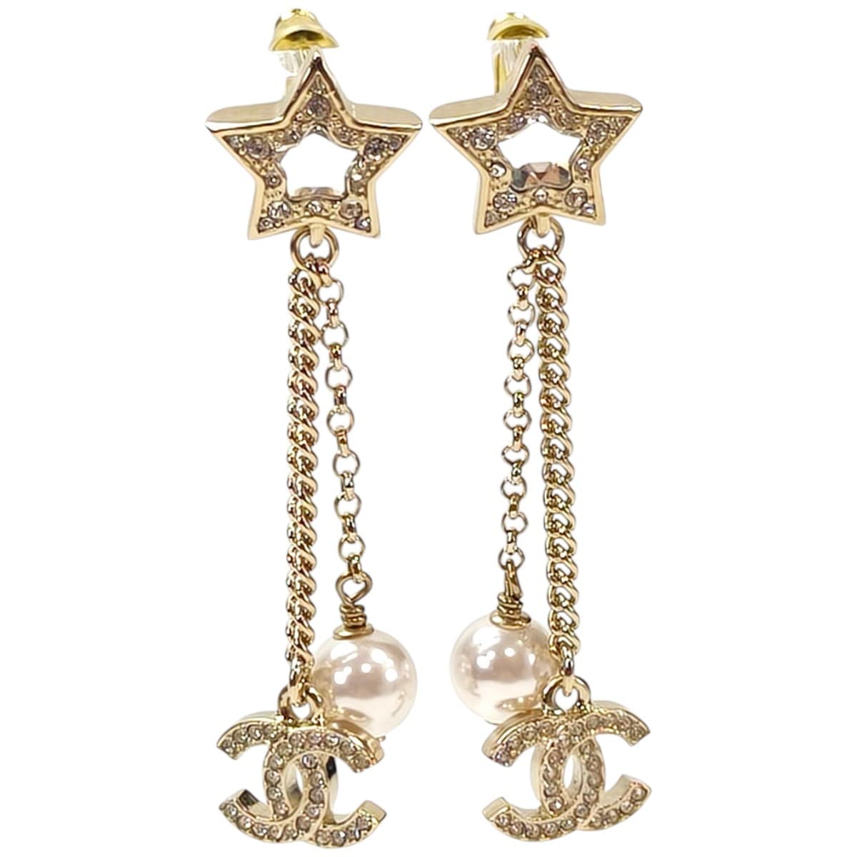シャネル　ピアス　CHANEL 星　パール CHANEL シャネル スター 星 パール ピアス ゴールド 管理番号：10625