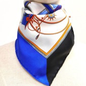 HERMES ����᥹ ����90 LES VOITURES A TRANSFORMATION �ѿȤ�����ʪ ���륯 �������� �֥롼 �����ֹ桧10659