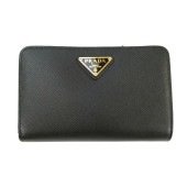 PRADA �ץ�� �Х��ե������ ������å� ����ޤ� ���� ���ե������� �쥶�� �֥�å� �����ֹ桧10676