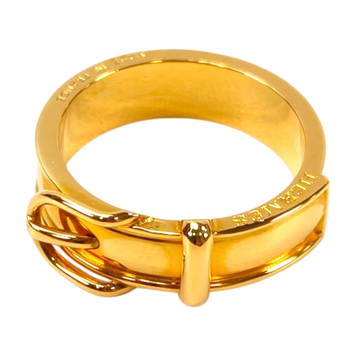 HERMES エルメス ベルトモチーフ スカーフリング ゴールド 管理番号