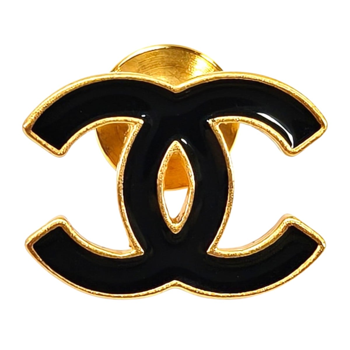 CHANEL シャネル ココマーク ブローチ ゴールド×ブラック 管理番号