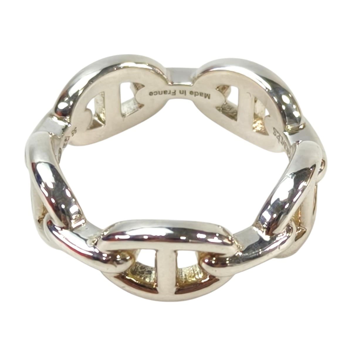 HERMES エルメス シェーヌダンクル アンシェネ リング 指輪 シルバー