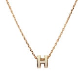 HERMES ����᥹ �ݥå�H �ͥå��쥹 ������ɡߥۥ磻�� �����ֹ桧10741