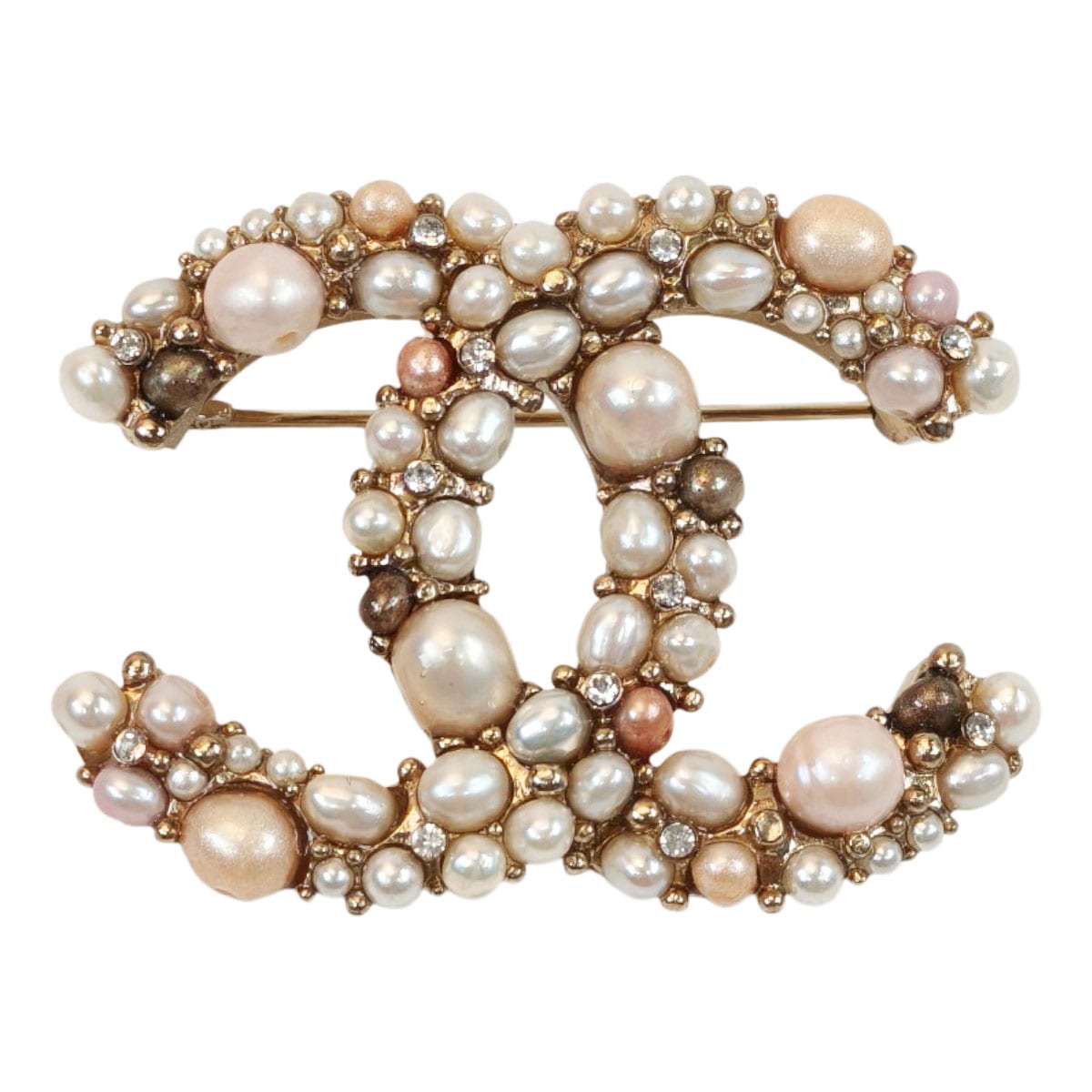 CHANEL シャネル ココマーク パール ブローチ ゴールド 管理番号