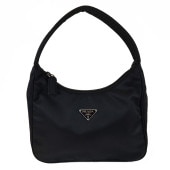 PRADA �ץ�� �ʥ����� �ϥ�ɥХå� �֥�å� �����ֹ桧10768