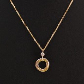 Cartier ����ƥ��� �٥ӡ� �ȥ�˥ƥ� ��������� 1P �ͥå��쥹 ������� �����ֹ桧10797