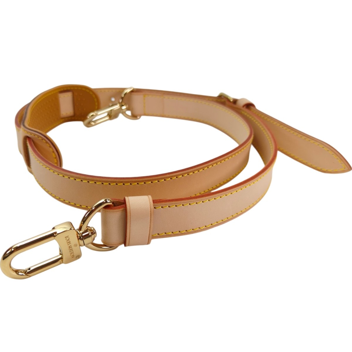 LOUIS VUITTON ショルダーストラップ　レザー　ブラウン LOUIS VUITTON ルイヴィトン ヌメ革 ショルダーストラップ ブラウン