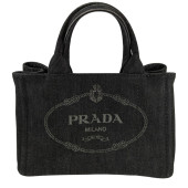 PRADA �ץ�� ���ʥ� 2WAY �ȡ��ȥХå� ���������Хå� �ǥ˥� �� �����ֹ桧10893