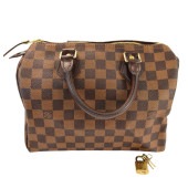 Louis Vuitton �륤�����ȥ� ���ߥ� ���ԡ��ǥ�25 �ȡ��ȥХå� �ܥ��ȥ�Хå� �֥饦�� �����ֹ桧10952