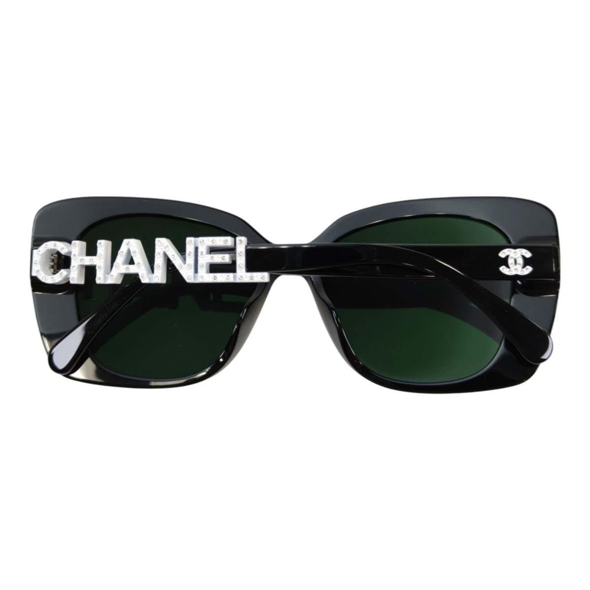 未着用品 シャネルCHANEL スクエア シェイプ サングラス ロゴパール付 