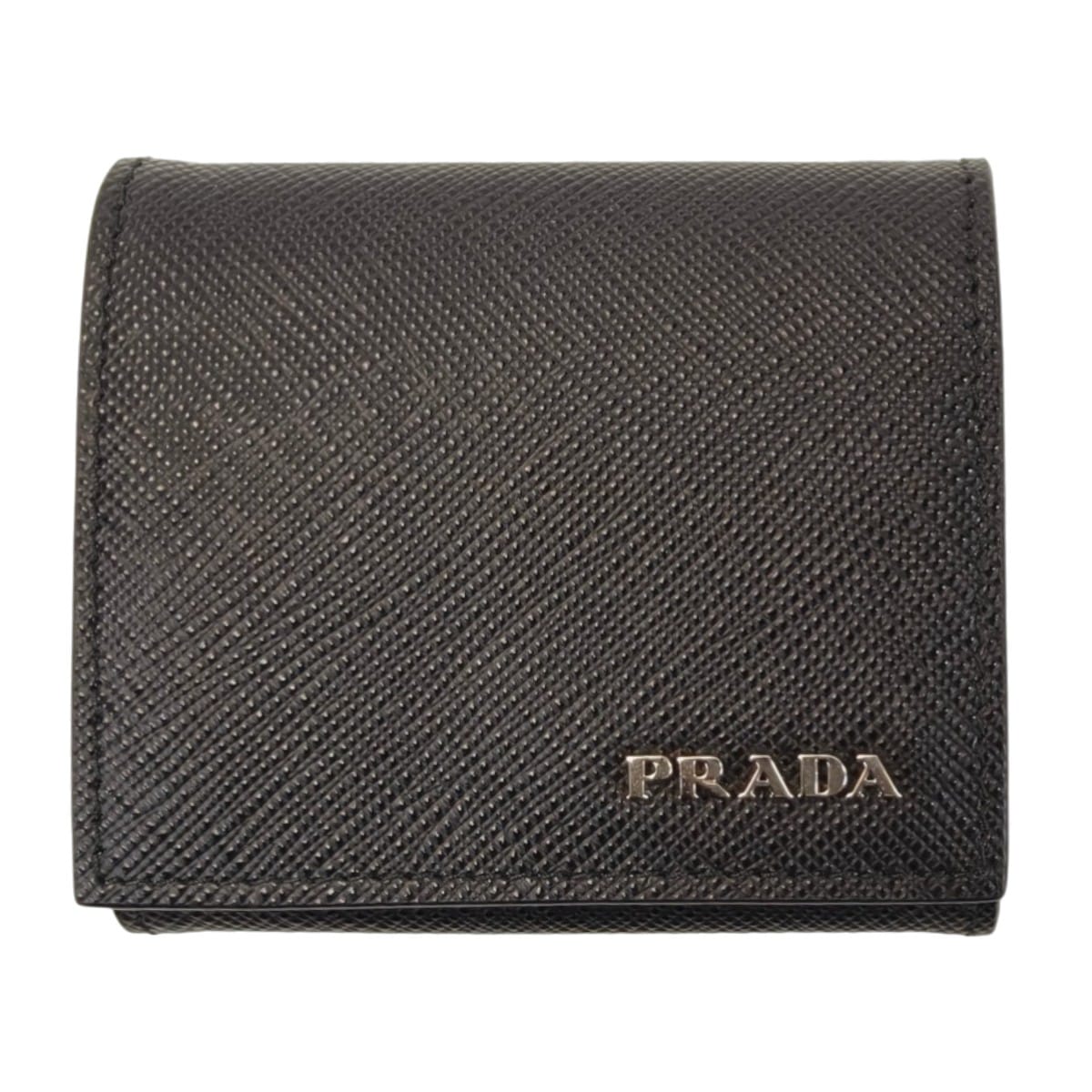 PRADA プラダ サフィアーノレザー コインケース 黒 管理番号：10987
