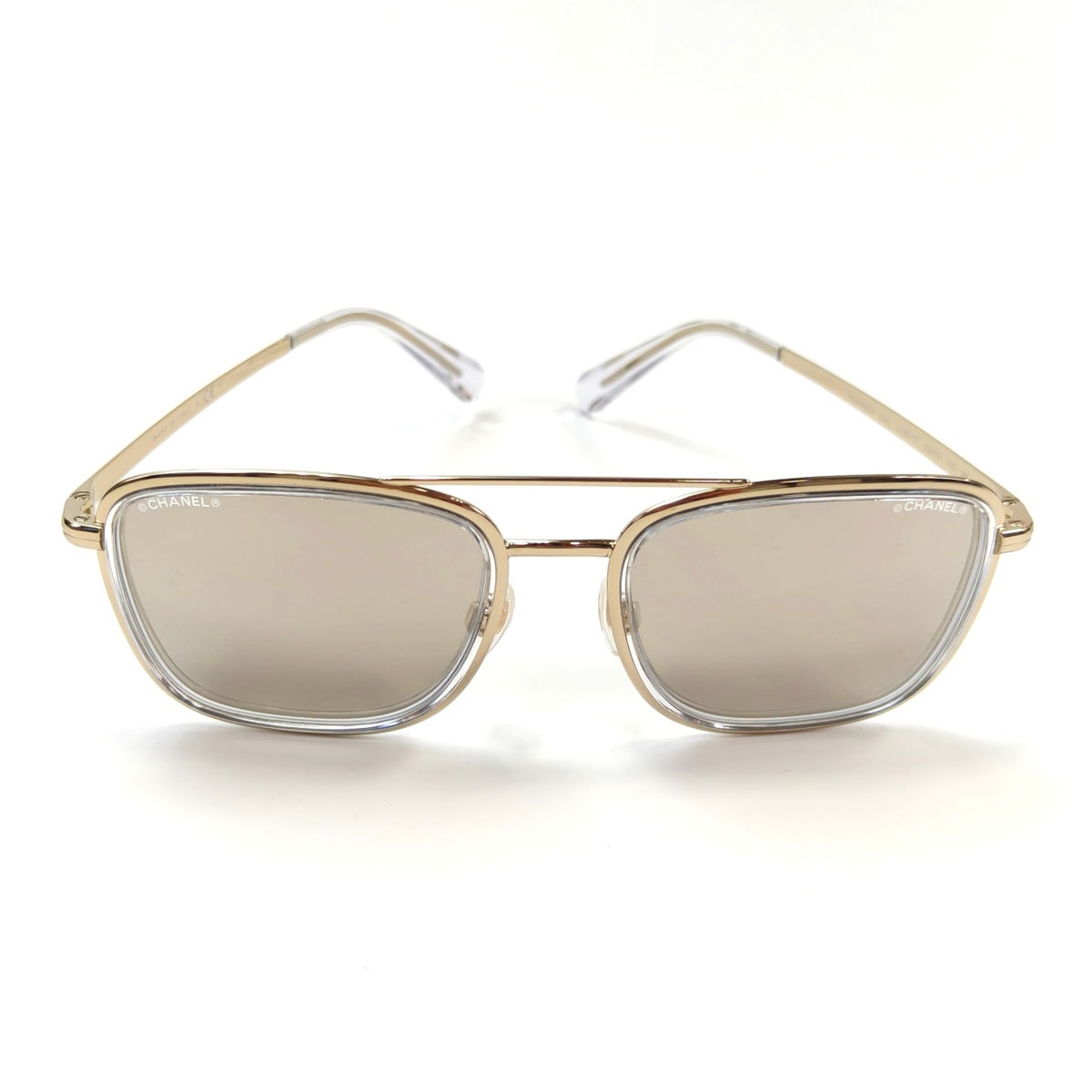 CHANEL シャネル サングラス ミラーレンズ ゴールド 管理番号：11052
