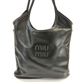 MIUMIU �ߥ奦�ߥ奦 IVY �ȡ��ȥХå� �֥�å� �����ֹ桧11054