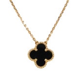 Van Cleef & Arpels �����󥯥꡼�� ������ơ��� ����ϥ�֥� �ͥå��쥹 ������ɡߥ֥�å� �����ֹ桧11128