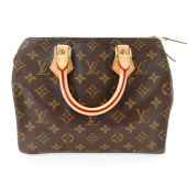 Louis Vuitton �륤�����ȥ� ��Υ���� ���ԡ��ǥ�25 �ϥ�ɥХå� �֥饦�� �����ֹ桧11214