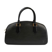 Louis Vuitton �륤�����ȥ� ���� ���㥹�ߥ� �ϥ�ɥХå� �֥�å� �����ֹ桧11332