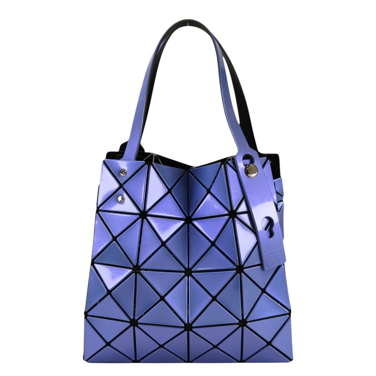 BAOBAO ISSEY MIYAKE バオバオ ハンドバッグ パープル 管理番号：11393 