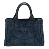PRADA �ץ�� ���ʥ� �ǥ˥� 2WAY �ȡ��ȥХå� �ͥ��ӡ� �����ֹ桧11542