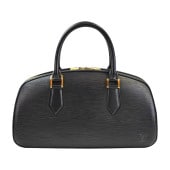 Louis Vuitton �륤 �����ȥ�  ���� ���㥹�ߥ� �ϥ�ɥХå� �֥�å� �����ֹ桧11600