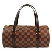Louis Vuitton �륤 �����ȥ� ���ߥ� �ѥԥ��26 �ϥ�ɥХå� �֥饦�� �����ֹ桧11662