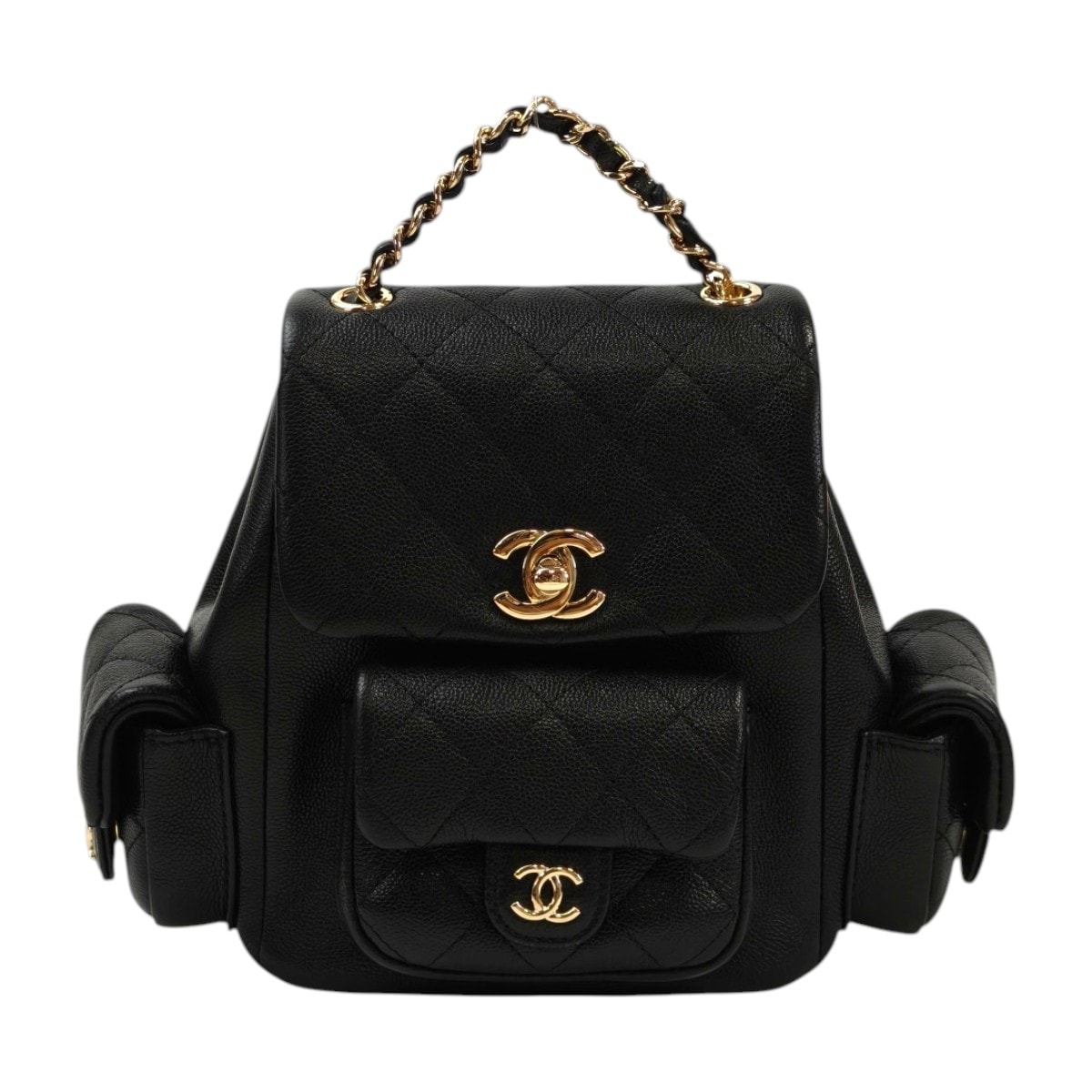 CHANEL シャネル マトラッセ ココマーク マルチポケット リュック