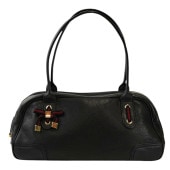 Gucci ���å� �ץ�󥷡� �����꡼�饤���ܥ��դ� �ϥ�ɥХå� �֥�å������ֹ桧11720