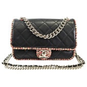 CHANEL ����ͥ� �ޥȥ�å� �ԥ󥯥ĥ����� 2way ���������Хå� �֥�å��ߥԥ� �����ֹ桧11721