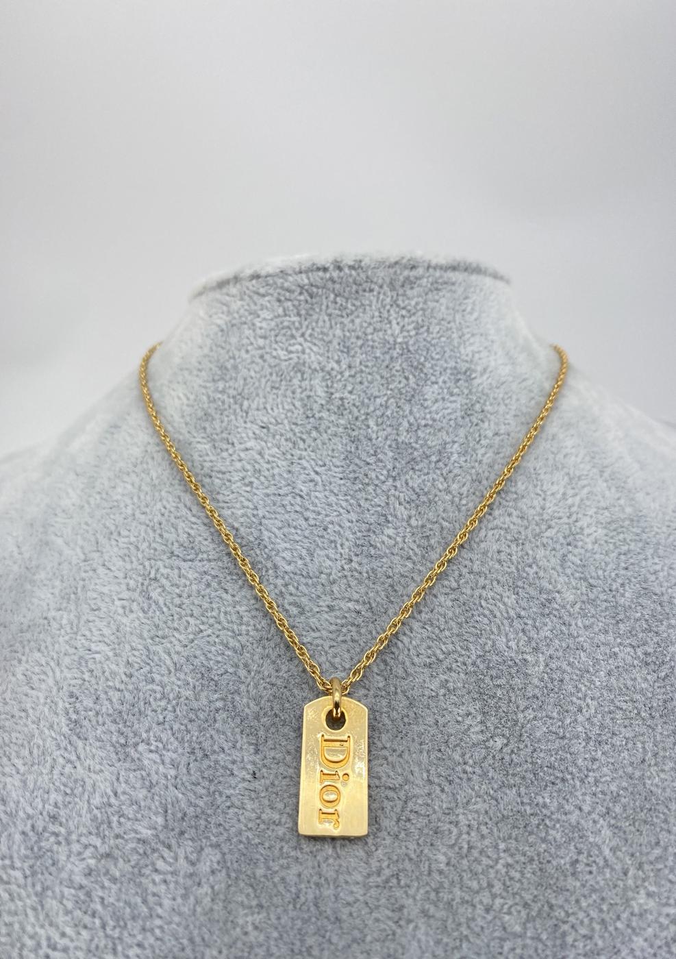 Christian Dior �ǥ������� �����ץ졼�ȥͥå��쥹 44cm ������� �����ֹ桧8946