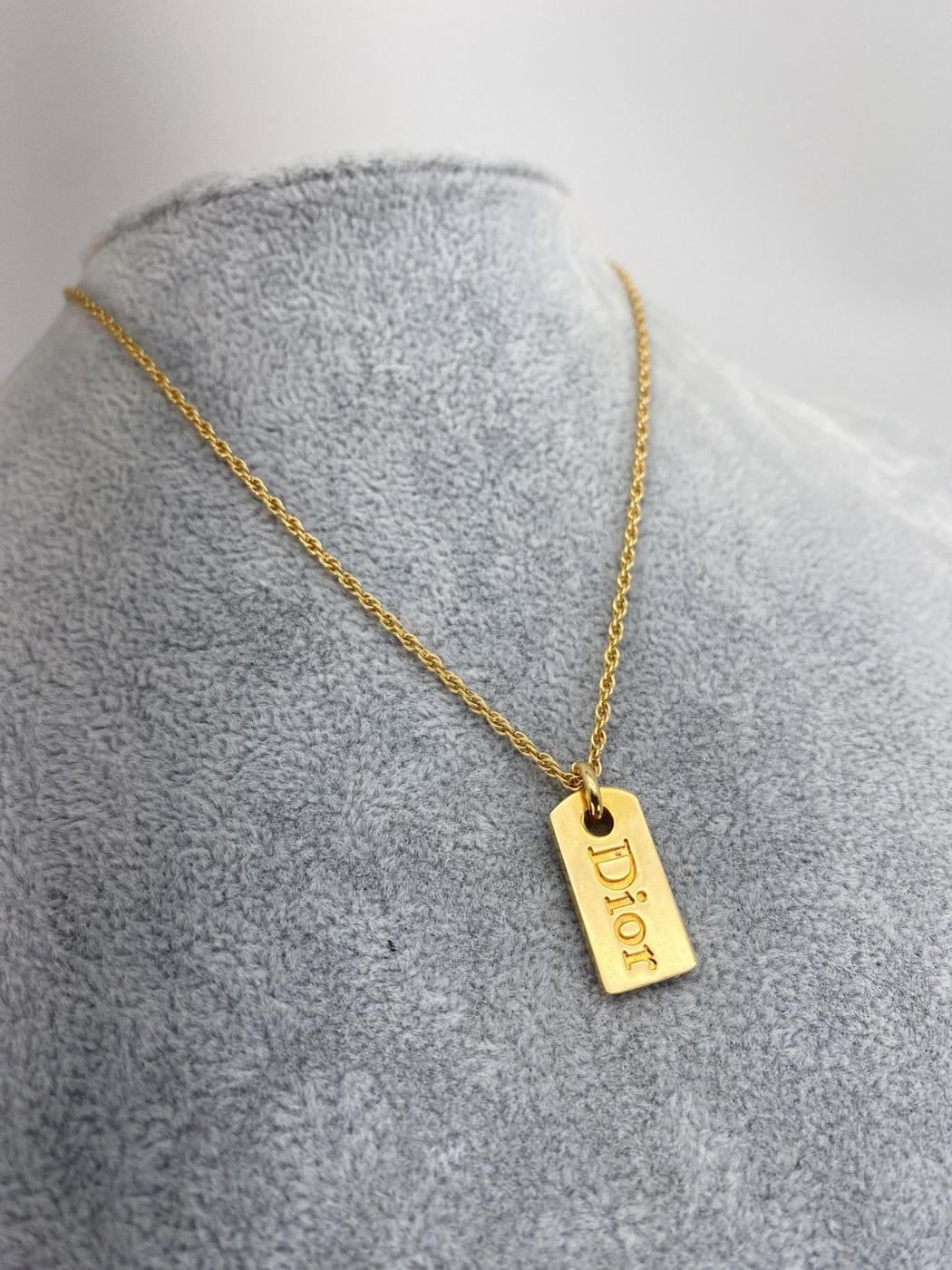 Christian Dior �ǥ������� �����ץ졼�ȥͥå��쥹 44cm ������� �����ֹ桧8946