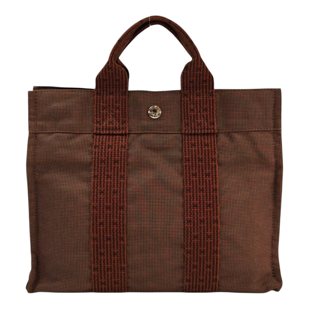 HERMES エルメス エールライン PM トートバッグ ブラウン HERMES エルメス エールライン PM カデナ 鍵付き トートバッグ