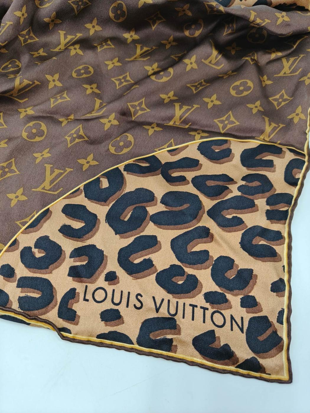 Louis Vuitton �륤�����ȥ� ���졦��Υ���� �쥪�ѡ��� ���륯 �������� �֥饦�� �����ֹ桧11122