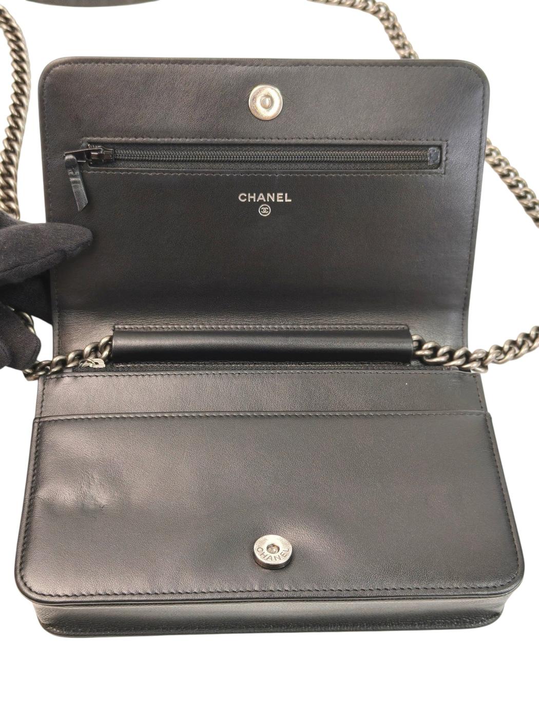 CHANEL ����ͥ� �ܡ�������ͥ� �������󥦥���å� �������󥷥������Хå� �֥�å������ֹ桧11714
