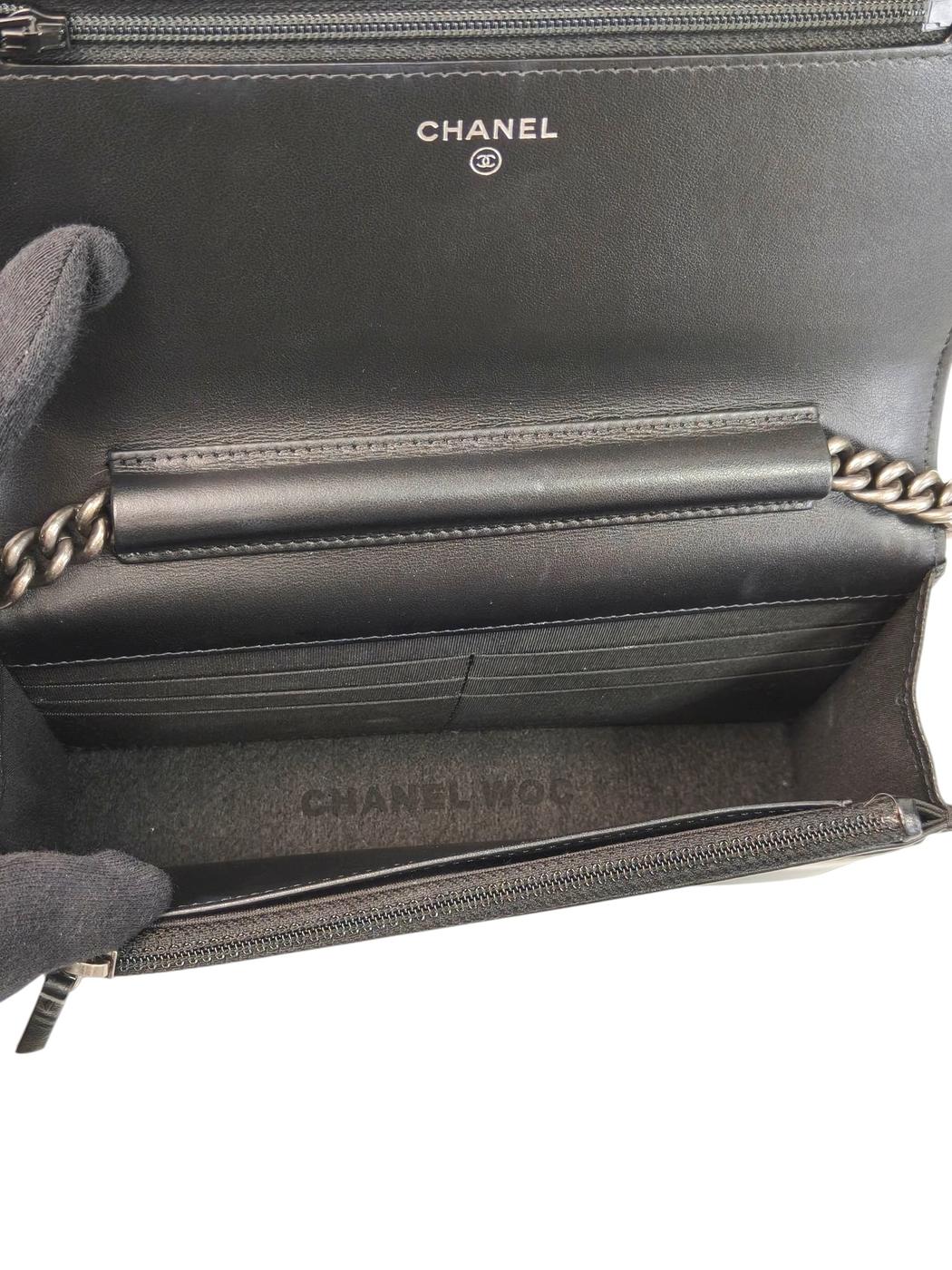 CHANEL ����ͥ� �ܡ�������ͥ� �������󥦥���å� �������󥷥������Хå� �֥�å������ֹ桧11714