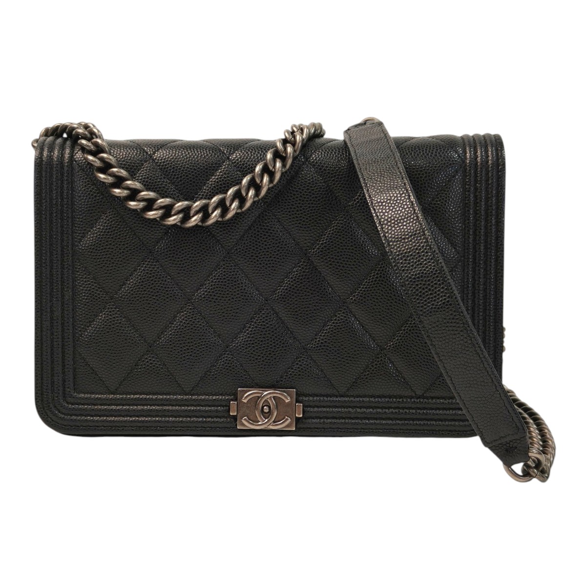 CHANEL ����ͥ� �ܡ�������ͥ� �������󥦥���å� �������󥷥������Хå� �֥�å������ֹ桧11714