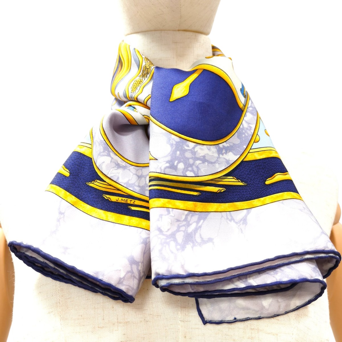 HERMES ᥹  륯 90 CARPE DIEM ڤ ֥롼 ֹ桧10221