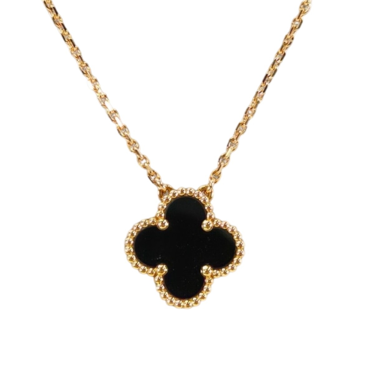 Van Cleef & Arpels �����󥯥꡼�� ������ơ��� ����ϥ�֥� �ͥå��쥹 ������ɡߥ֥�å� �����ֹ桧11128