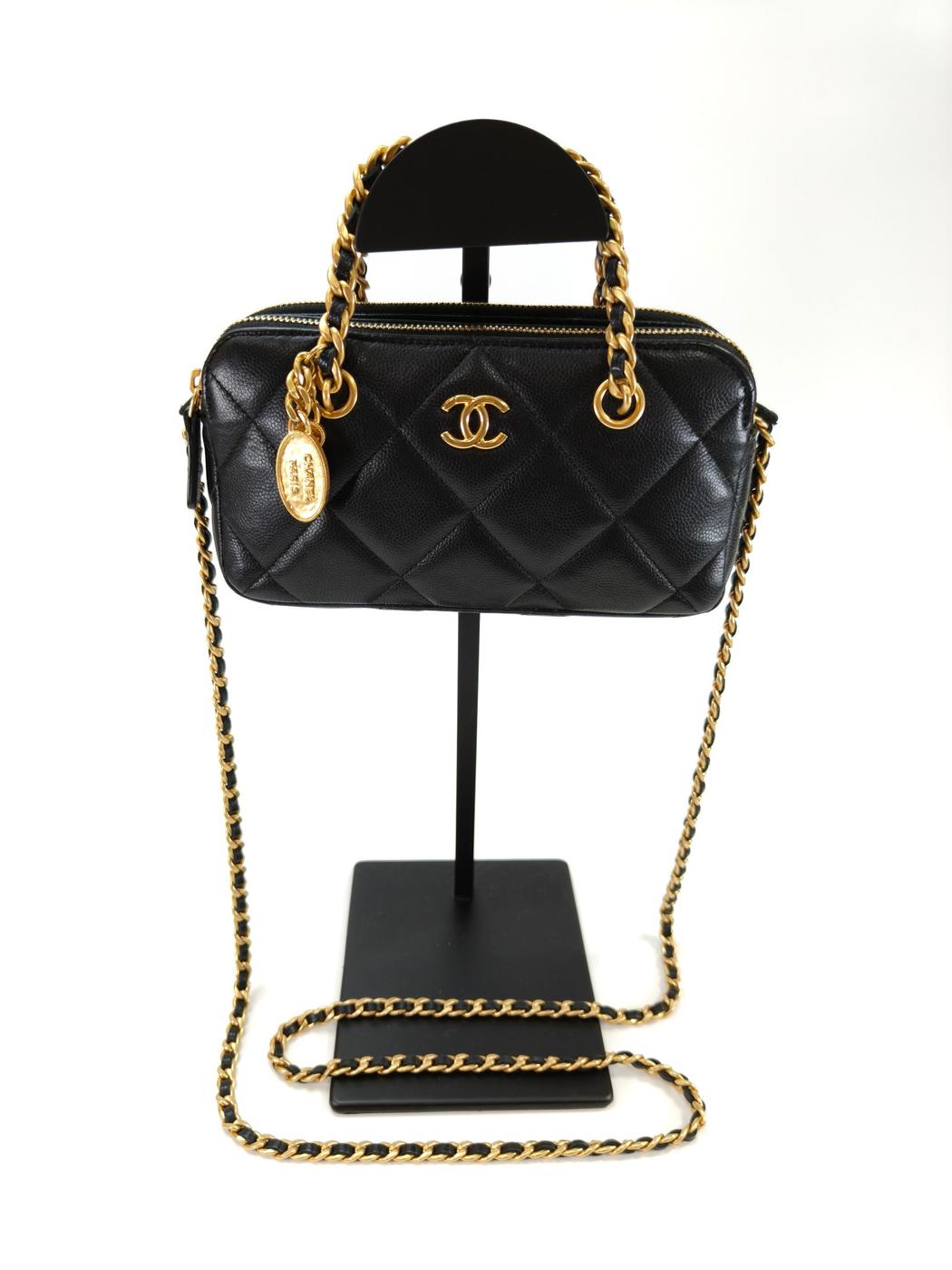 CHANEL ͥ ޥȥå 2Way 󥷥 ϥɥХå ޡ ӥ AP3495 ֥å ֹ桧10119