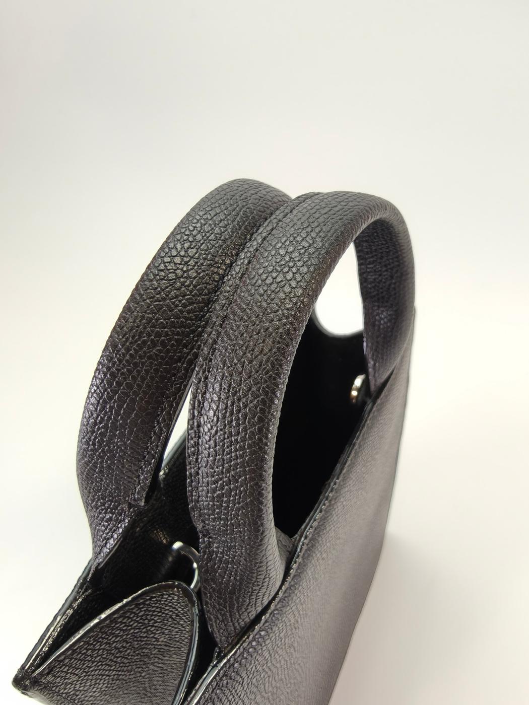 Valextra �����쥯���ȥ� �ܥ����� �ޥ����� 2Way ���������Хå� �ϥ�ɥХå� �֥�å� �����ֹ桧10531