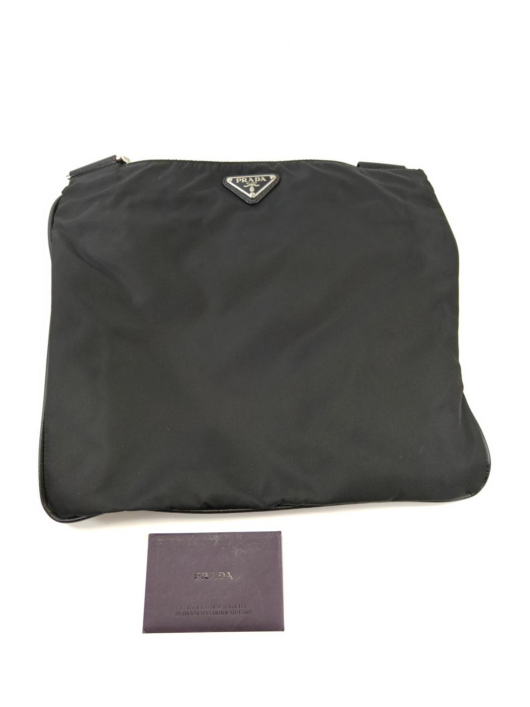 PRADA �ץ�� �ʥ����� ���������Хå� �֥�å� �����ֹ桧10739