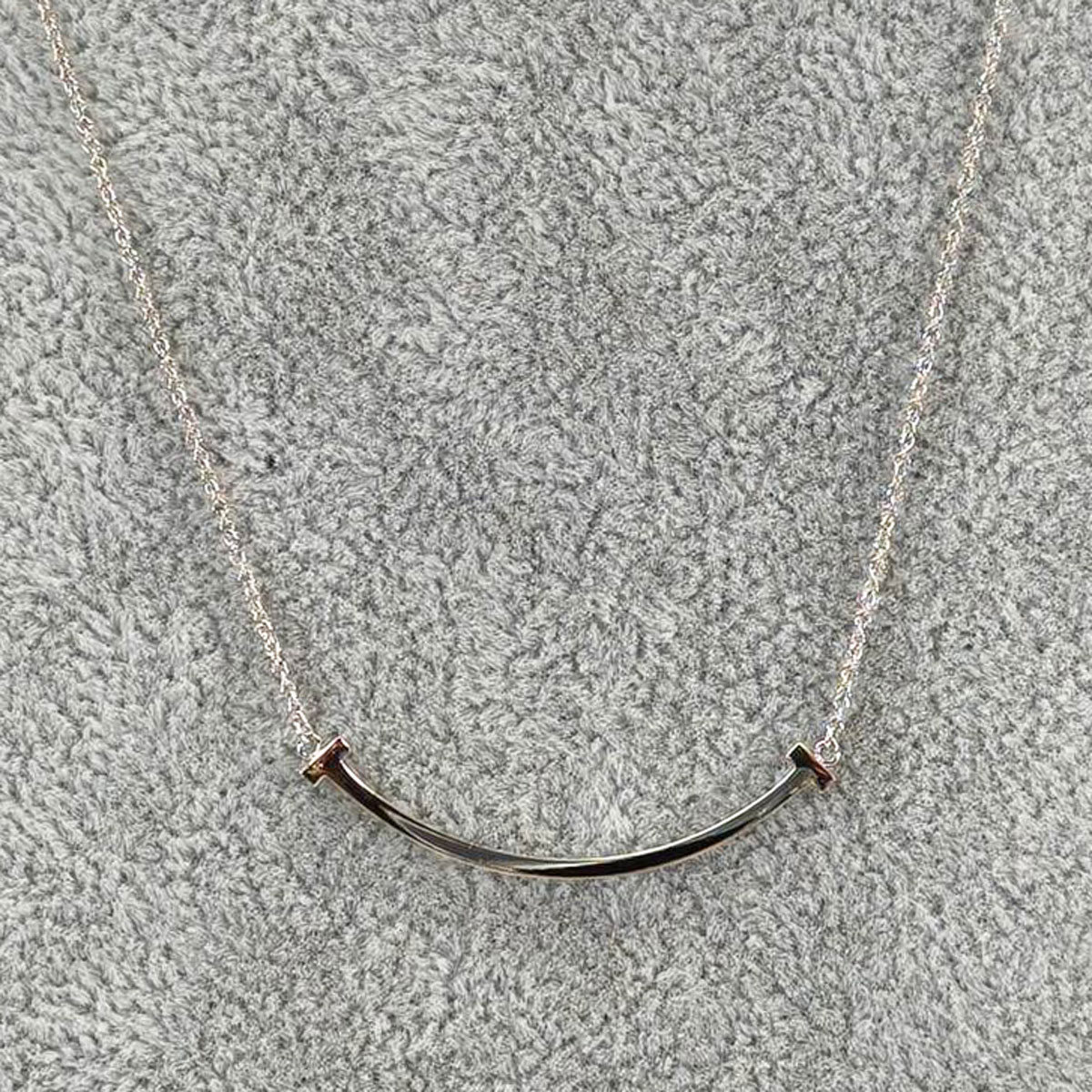 TIFFANY ティファニー Tスマイル ネックレス スモール シルバー 管理