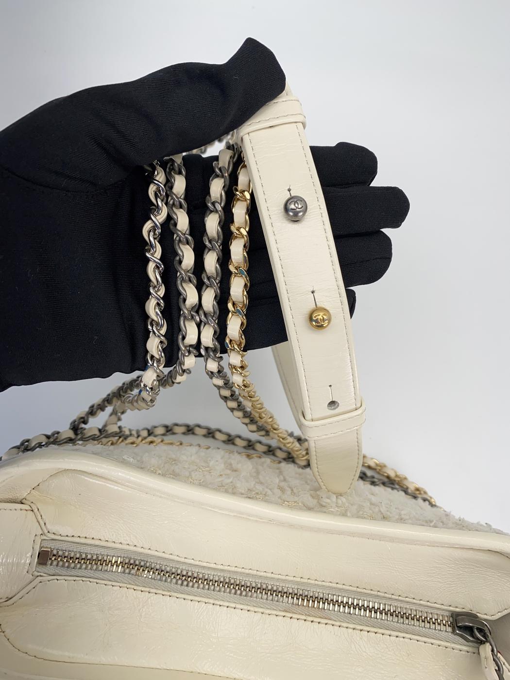 ����ͥ� ���֥ꥨ�롦�ɥ������⡼��ۡ��ܡ��Хå� ���������Хå� �ĥ����� �ۥ磻�� CHANEL A91810 �����ֹ桧8803