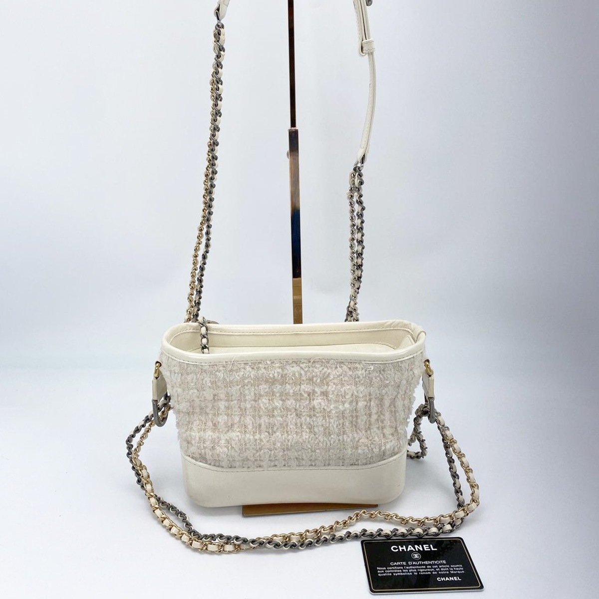 ����ͥ� ���֥ꥨ�롦�ɥ������⡼��ۡ��ܡ��Хå� ���������Хå� �ĥ����� �ۥ磻�� CHANEL A91810 �����ֹ桧8803