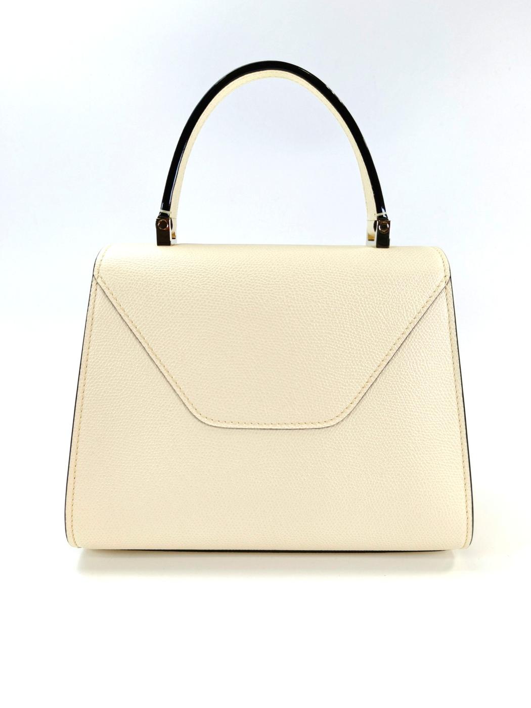 Valextra �����쥯���ȥ� �ߥ� �������� 2Way �ϥ�ɥХå� ���������Хå� �ۥ磻�� �����ֹ桧10843