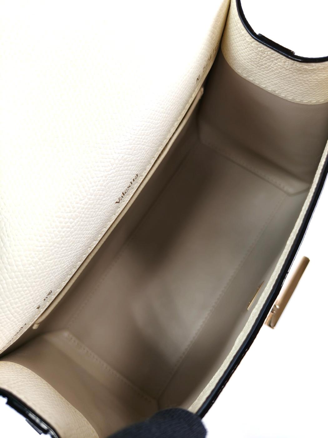 Valextra �����쥯���ȥ� �ߥ� �������� 2Way �ϥ�ɥХå� ���������Хå� �ۥ磻�� �����ֹ桧10843