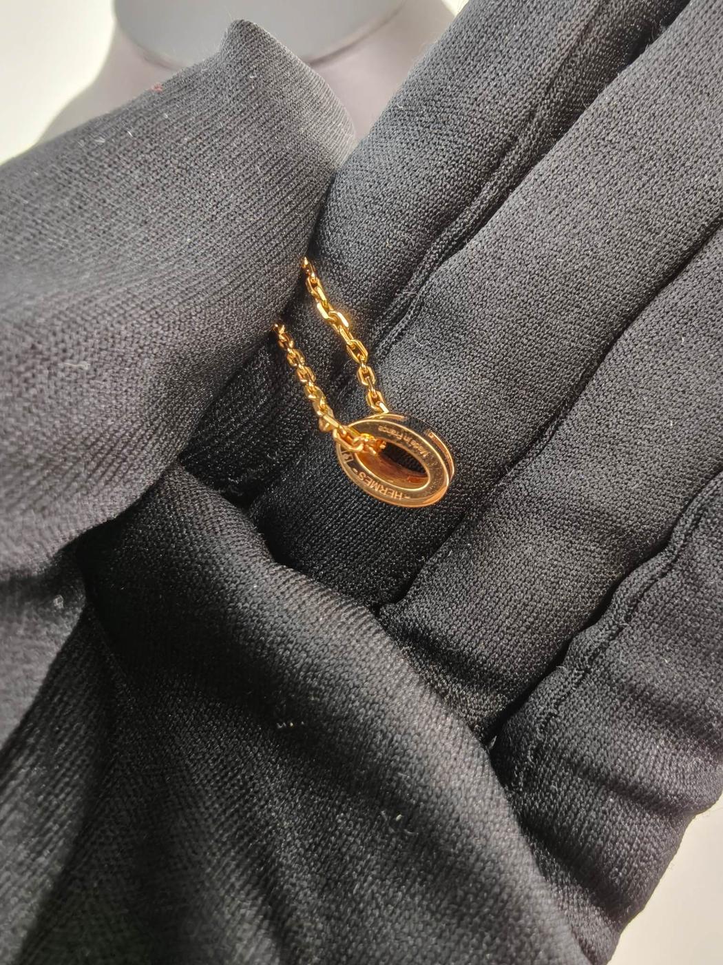 HERMES ����᥹ �ݥå�H �ߥ� �ݥåץ��å��� �ͥå��쥹 �֥�å��ߥ������ �����ֹ桧10342