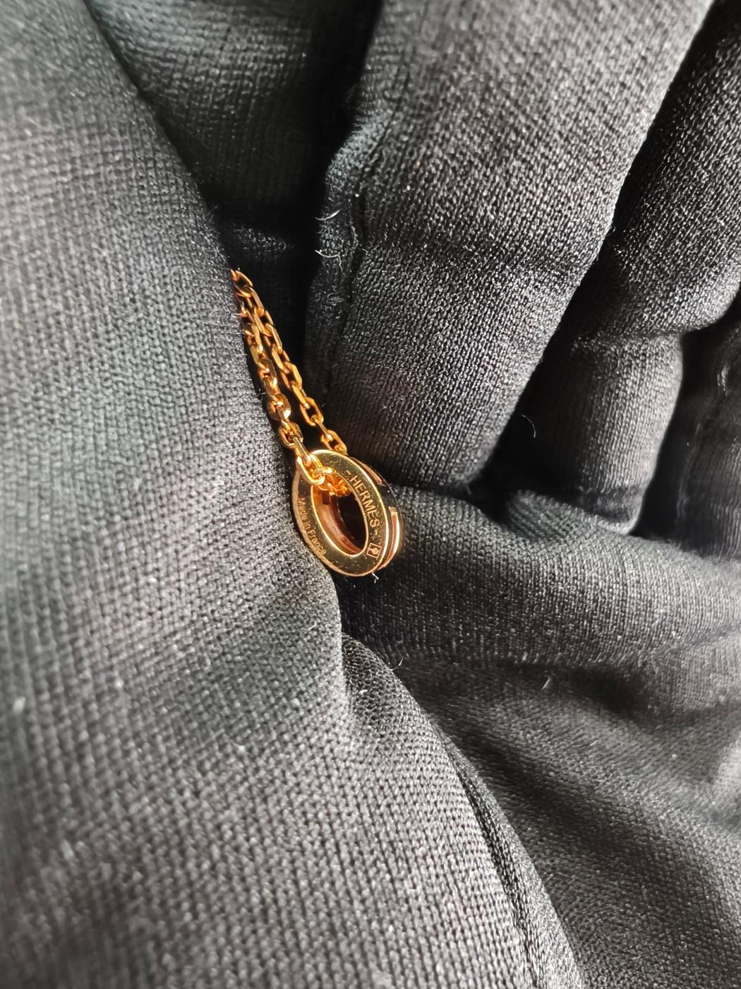 HERMES ����᥹ �ݥå�H �ߥ� �ݥåץ��å��� �ͥå��쥹 �֥�å��ߥ������ �����ֹ桧10342