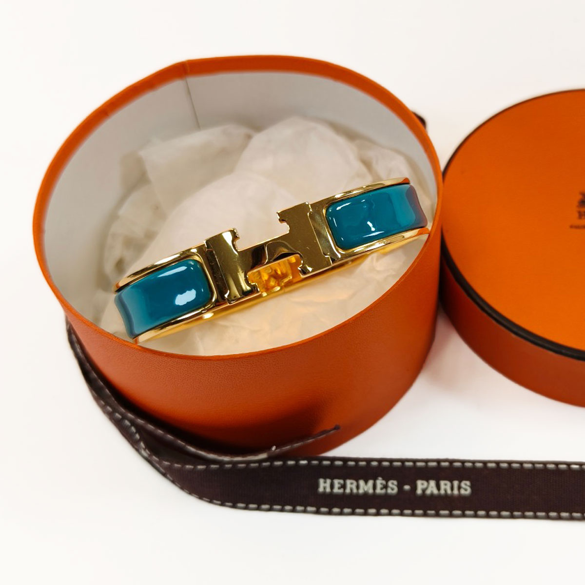 HERMES ����᥹ ����å�H �Х󥰥� �֥롼 �֥쥹��å� �����ֹ桧9902